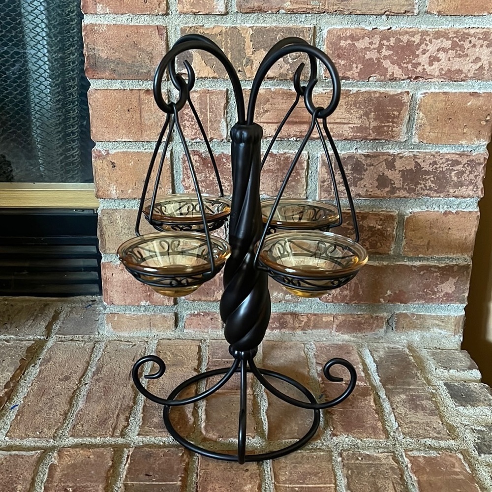 PartyLite Global Fusion Hanging Tealight Tree